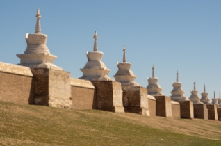 Im buddhistischen Kloster in Charchorin