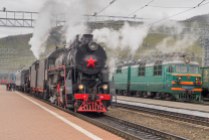 Fahrt mit der historischen Baikal-Bahn