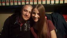 Sergey in Irkutsk und seine Freundin Nastya